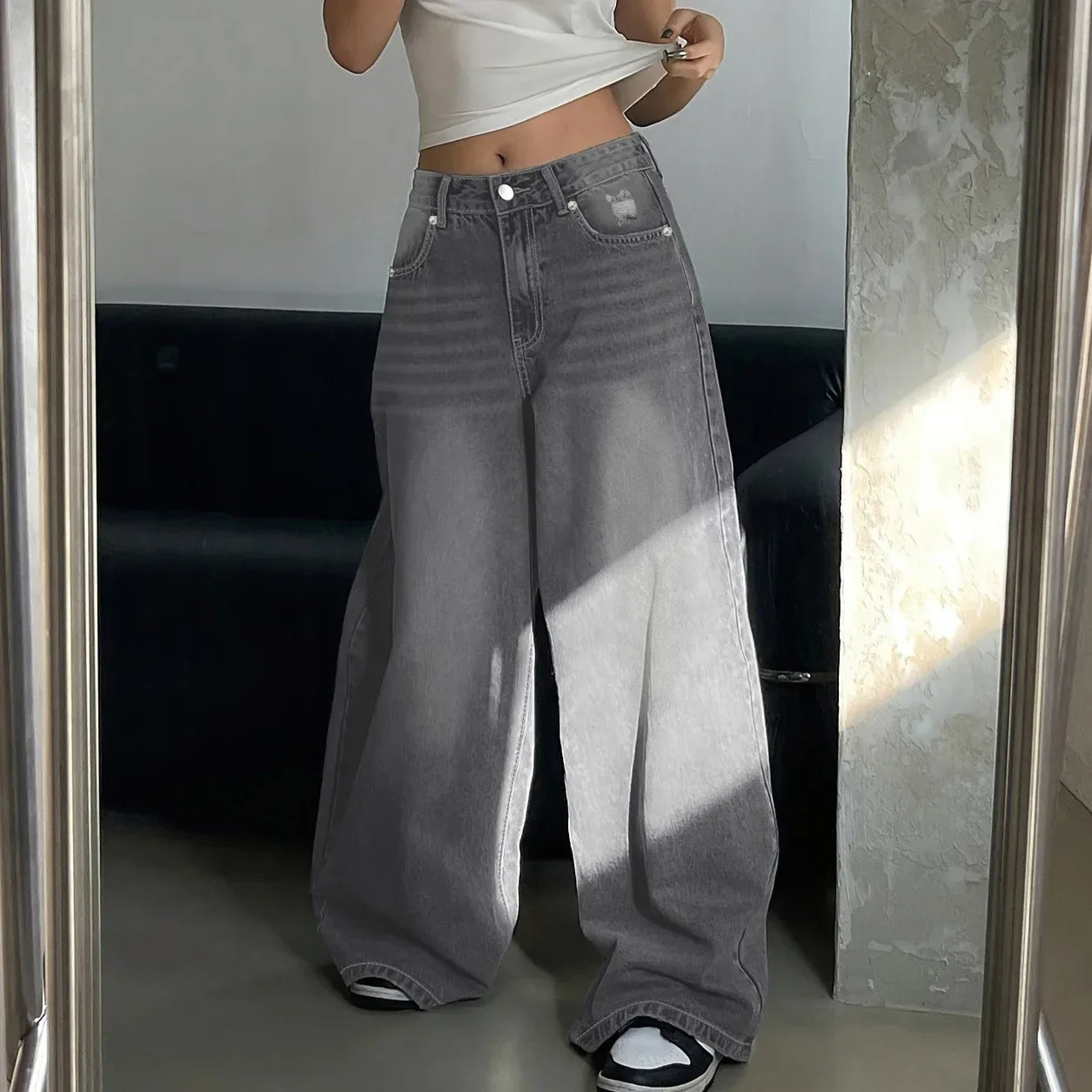 Jeans larghi da donna | Casuale