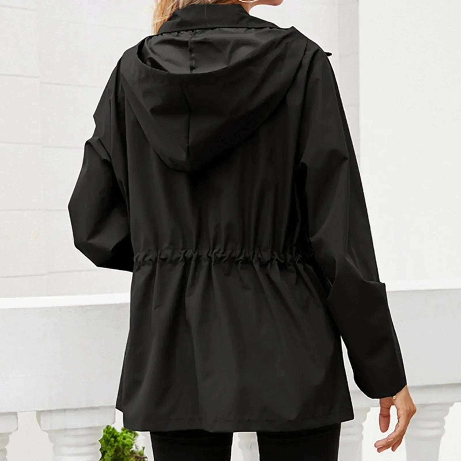 Giacca leggera da donna con zip - giacca casual outdoor elegante