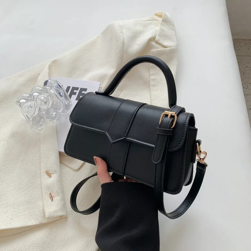 Borsa a tracolla in pelle vintage da donna