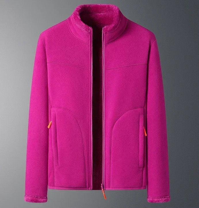 Giacca da sci invernale da donna con zip completa