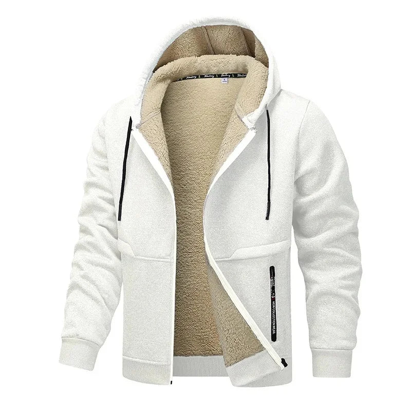 Giacca in pile casual da uomo