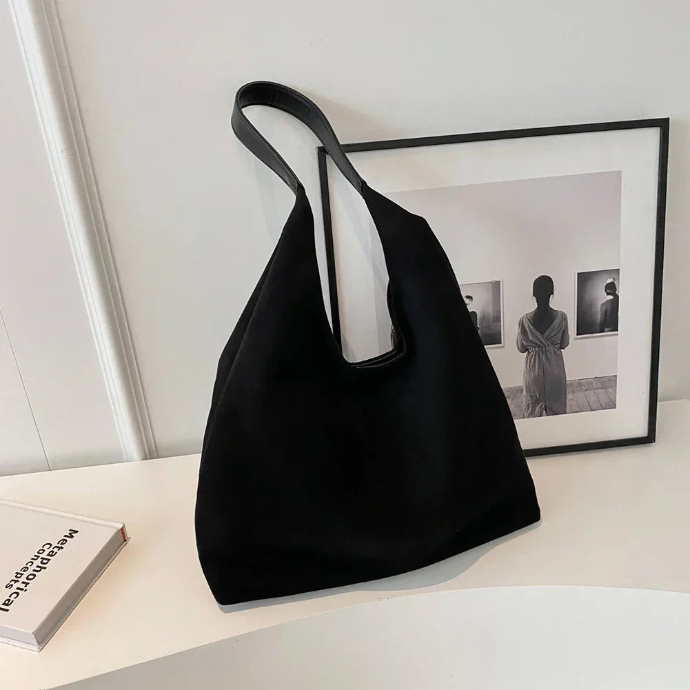 Borsa tote in pelle scamosciata di alta qualità per donna - elegante borsa per tutti i giorni