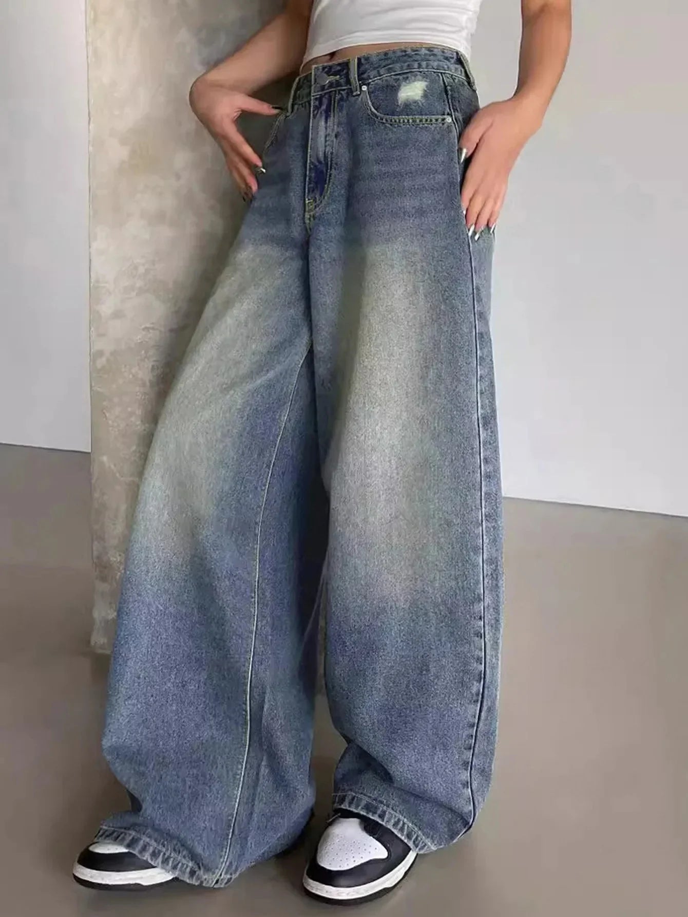 Jeans larghi da donna | Casuale