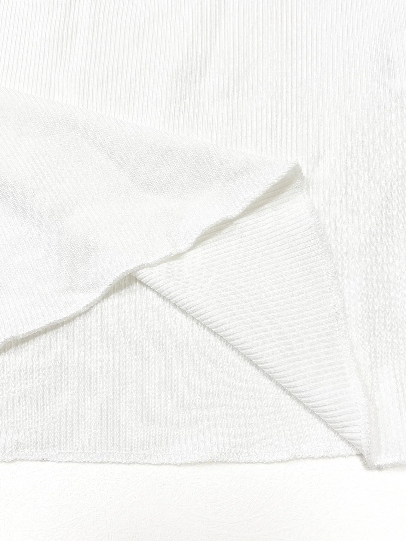 Top Donna a Costine a Maniche Lunghe – T-Shirt Henley con Bottoni