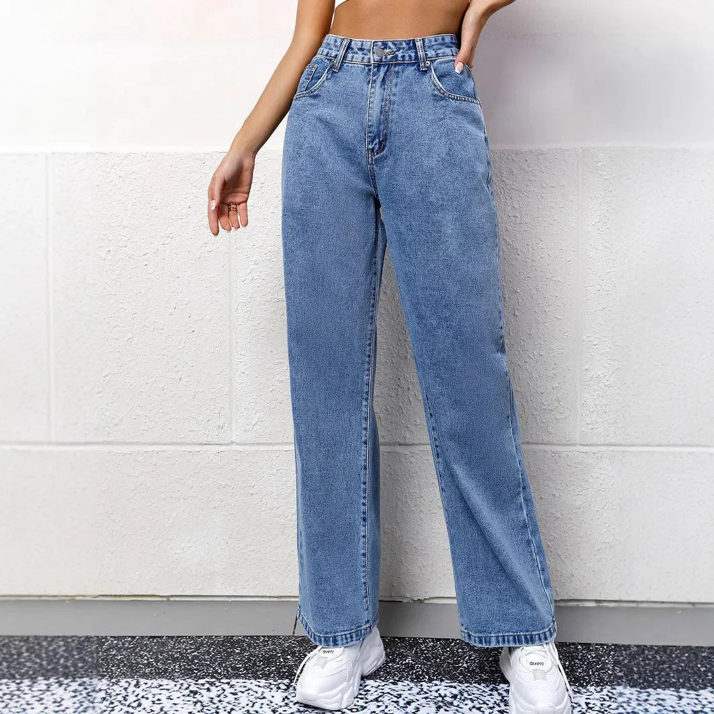 Jeans mom a vita alta da donna | Casual
