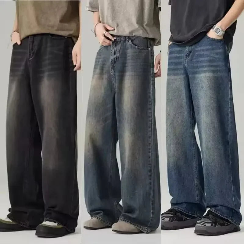 Jeans larghi retrò da uomo | Casual