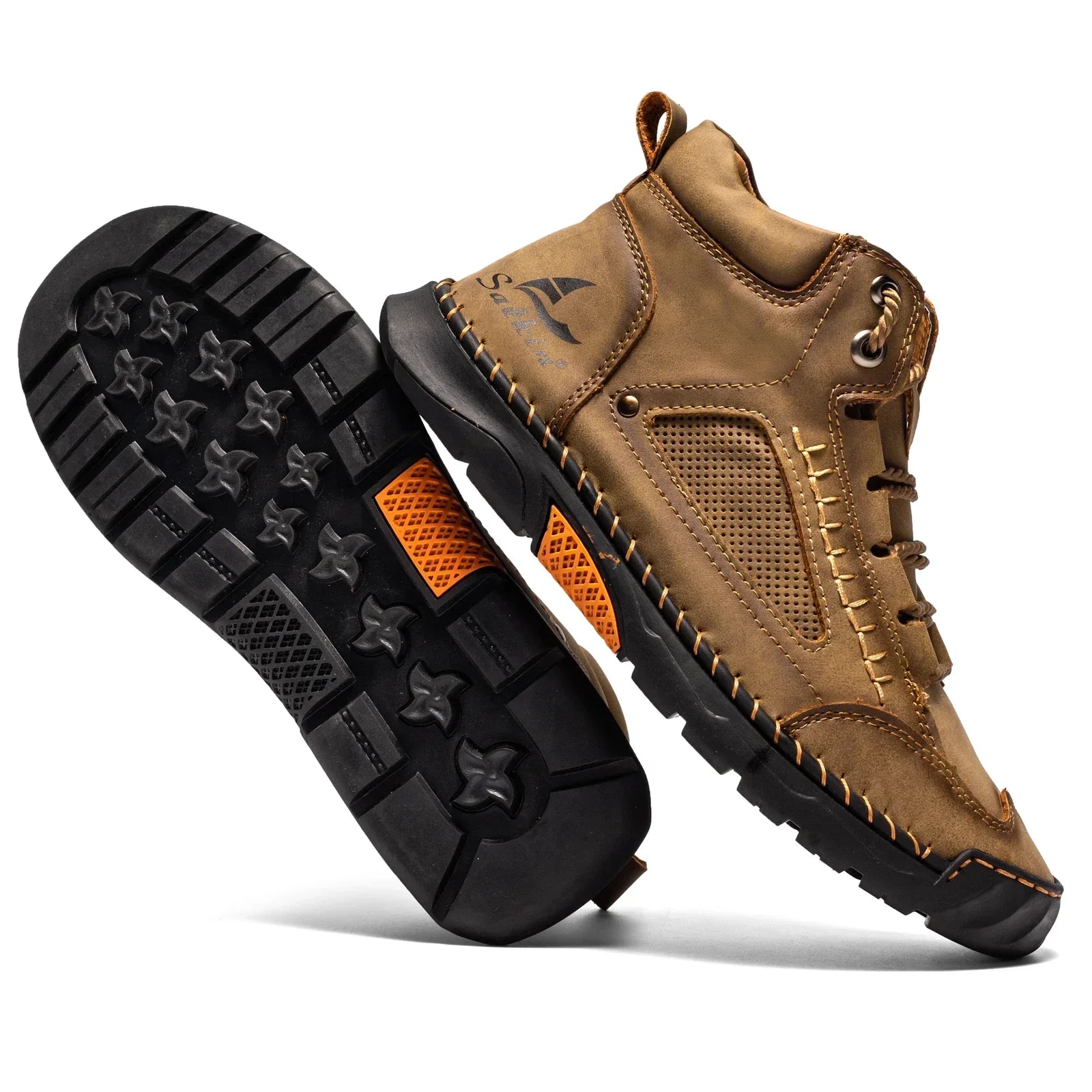 Stivali da Uomo in Pelle Premium Comfort alla Caviglia
