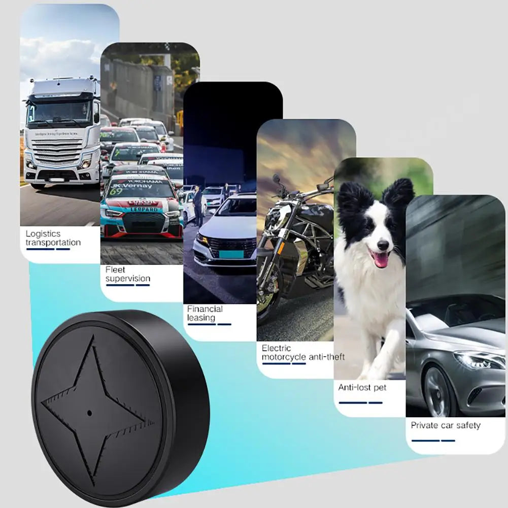 Mini localizzatore GPS – Dispositivo di tracciamento in tempo reale per auto, bambini, animali domestici e oggetti di valore – Strumento compatto magnetico per la sicurezza