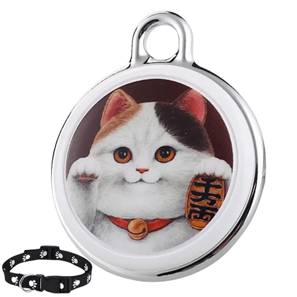 Mini localizzatore GPS impermeabile per cani e gatti - Collare di localizzazione intelligente a lunga distanza compatibile con iOS e Android