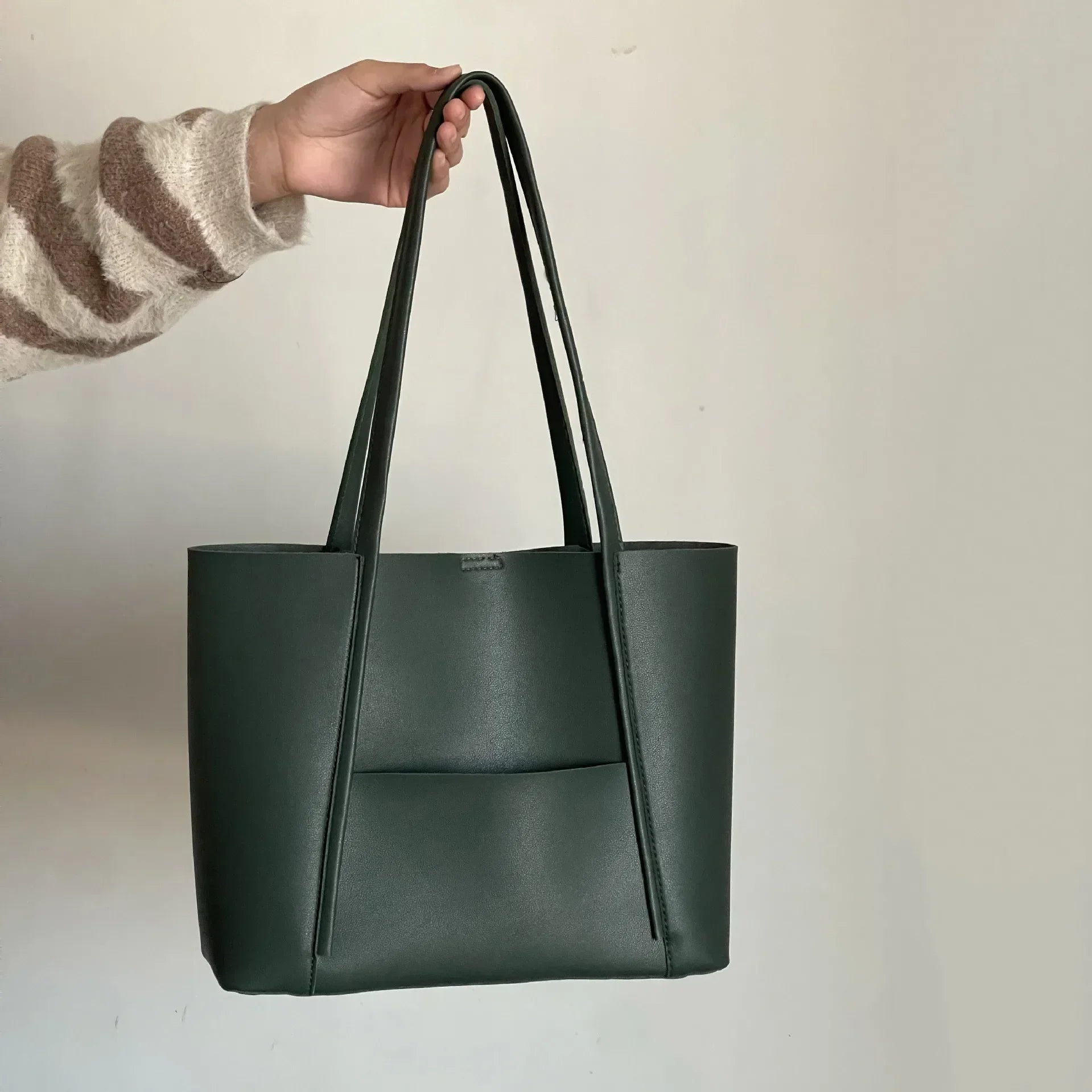 Borsa tote in pelle di lusso per donna - Borsa grande ed elegante per tutti i giorni