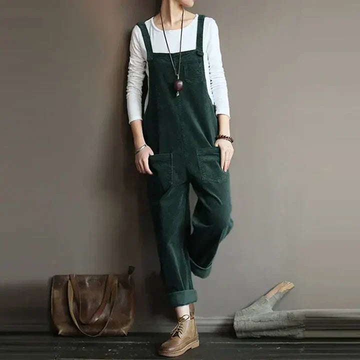 Salopette di jeans casual e di tendenza da donna