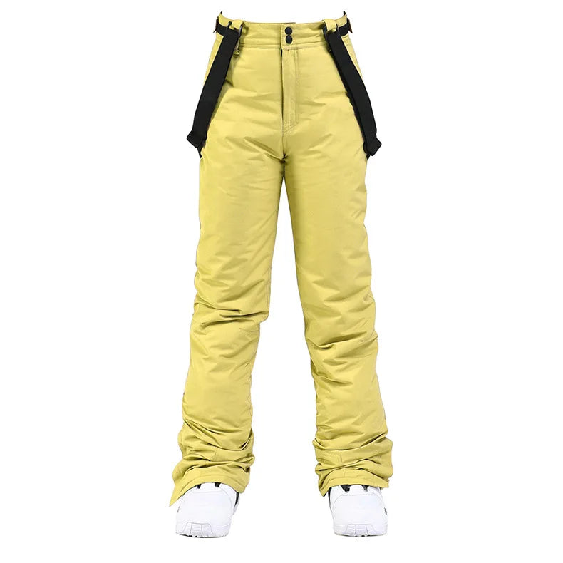 Pantaloni da snowboard impermeabili da uomo bretelle – Pantaloni da sci invernali isolati