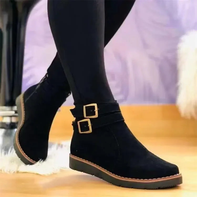 Stivaletti da donna Premium Chic - Comodi stivali con fibbia