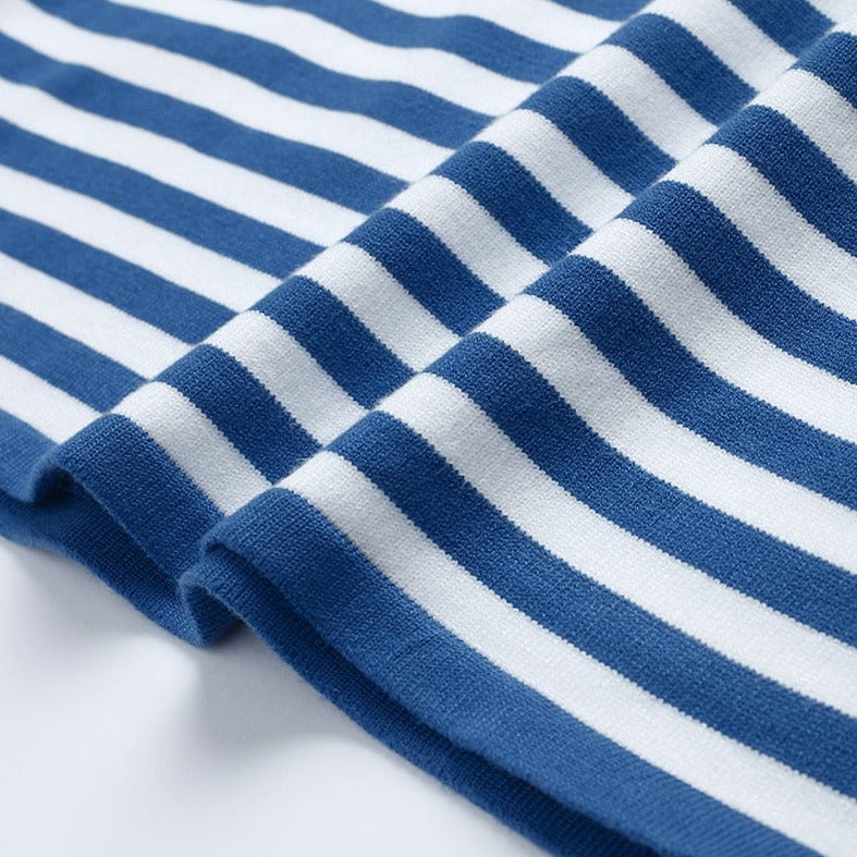 Maglione casual a righe morbide da donna - Comodo a maniche lunghe