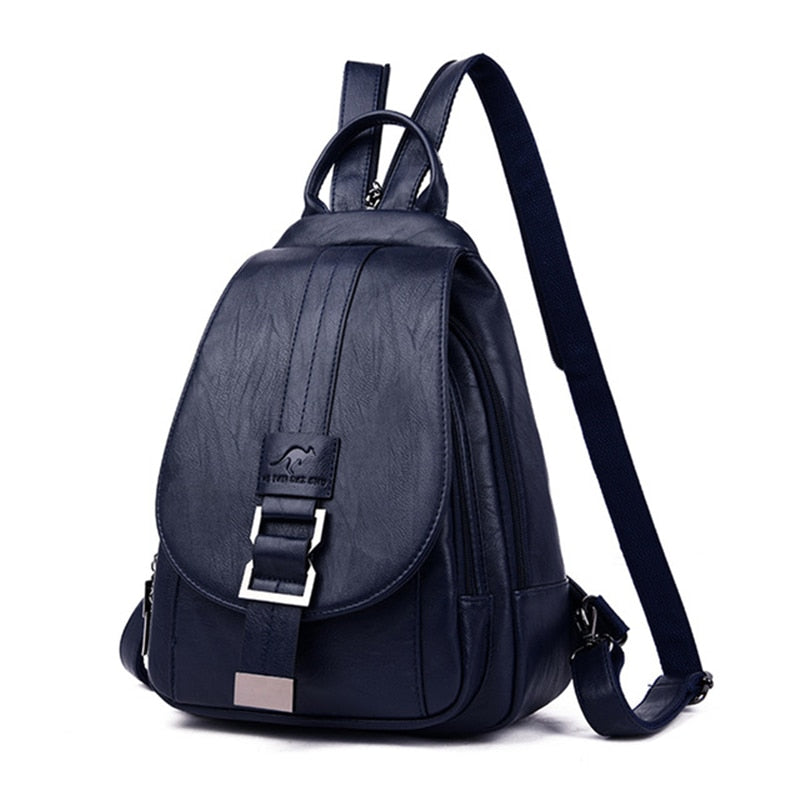 Zaino Mini Donna in Pelle Morbida di Lusso – Zainetto Compatto e Leggero da Viaggio con Spallacci Regolabili