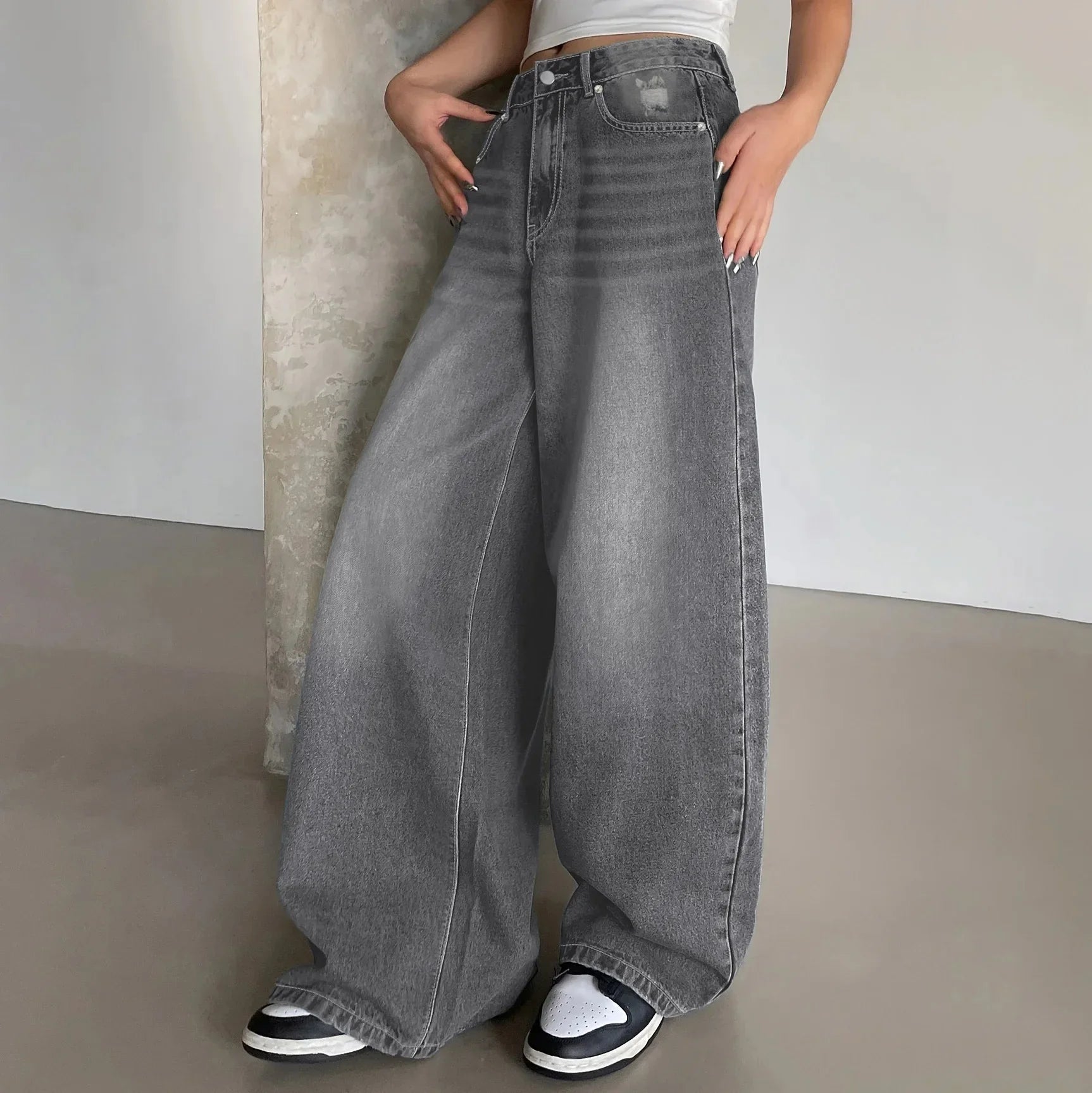 Jeans larghi da donna | Casuale