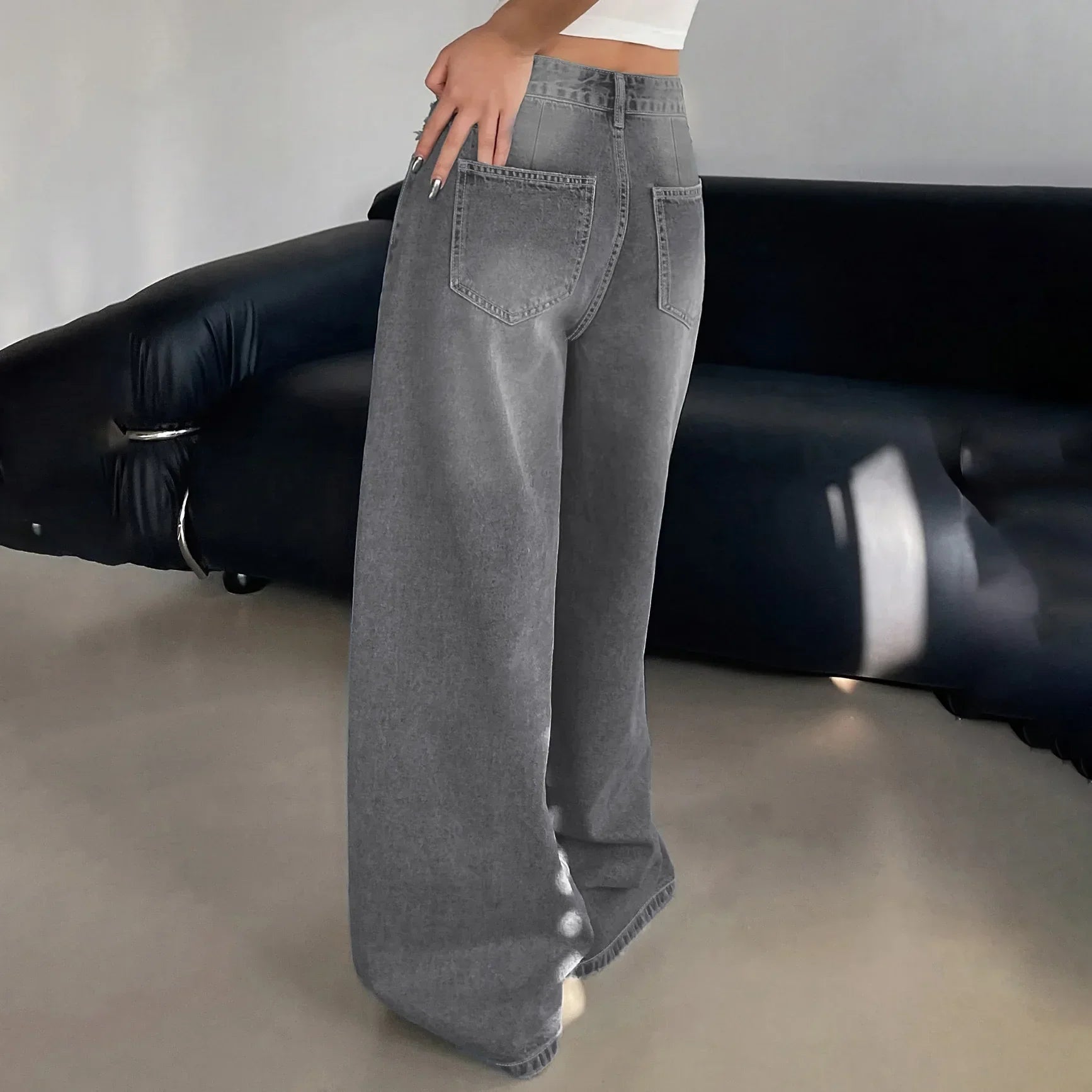Jeans larghi da donna | Casuale