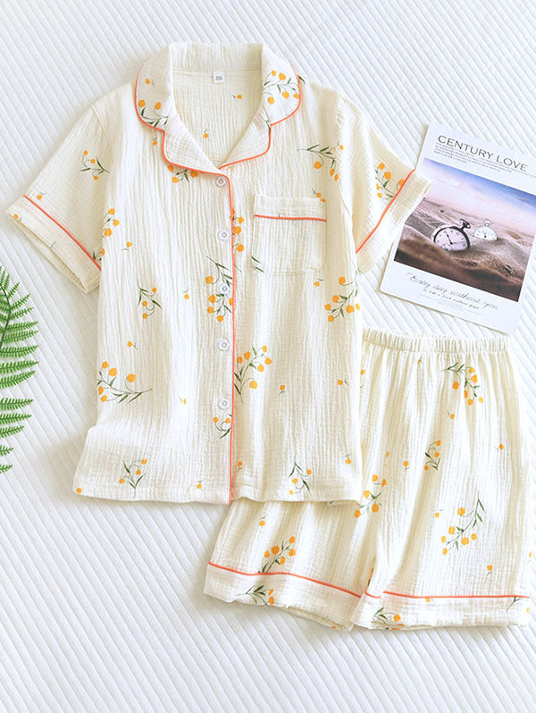 Pigiama elegante in cotone da donna