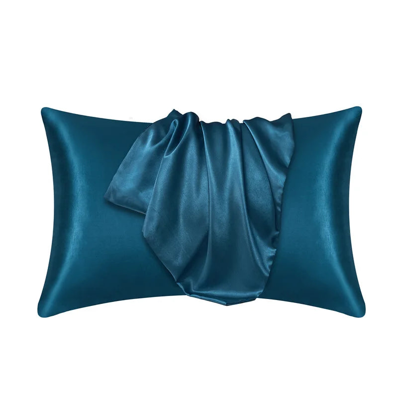 Federa di lusso in seta rinfrescante - Copertura ipoallergenica morbida e liscia per la cura di pelle e capelli sensibili, comfort traspirante per il sonno