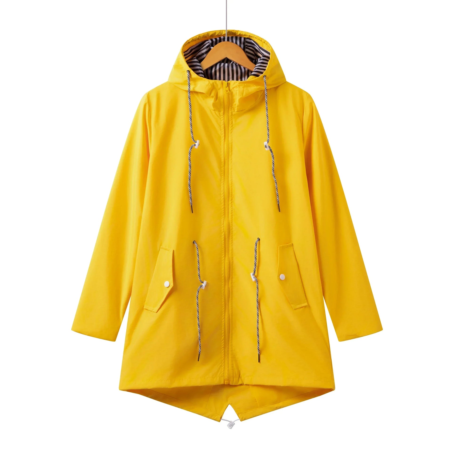 Trench impermeabile con cappuccio da donna | Casuale