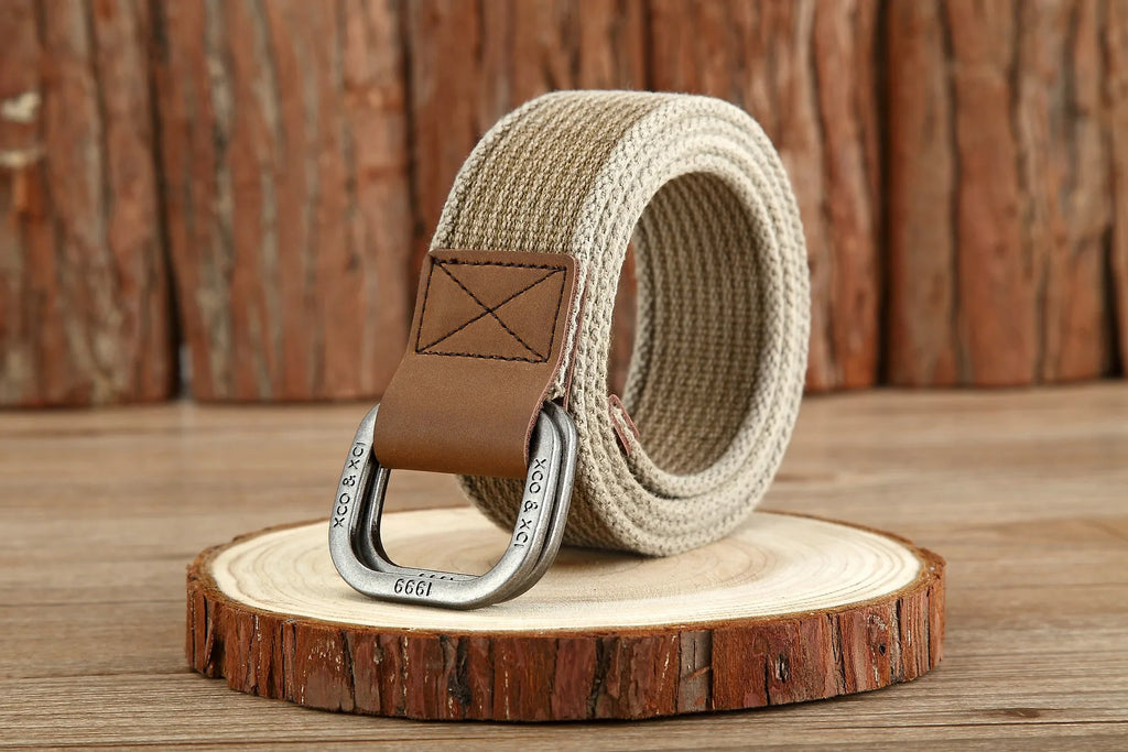 Cintura in tela di design per uomo: accessorio casual ed elegante per jeans