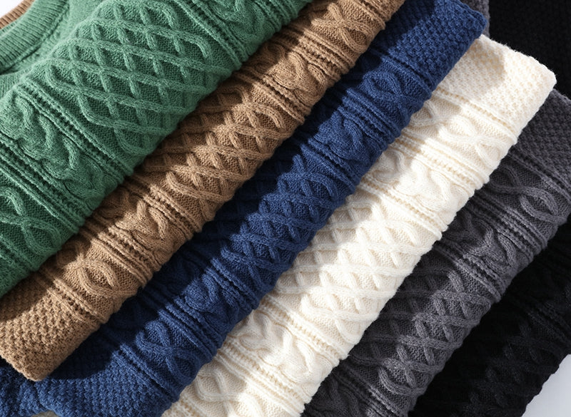 Maglione vintage da uomo - Maglione retrò caldo ed elegante