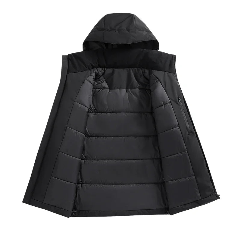 Giacca softshell casual da uomo | Con cappuccio