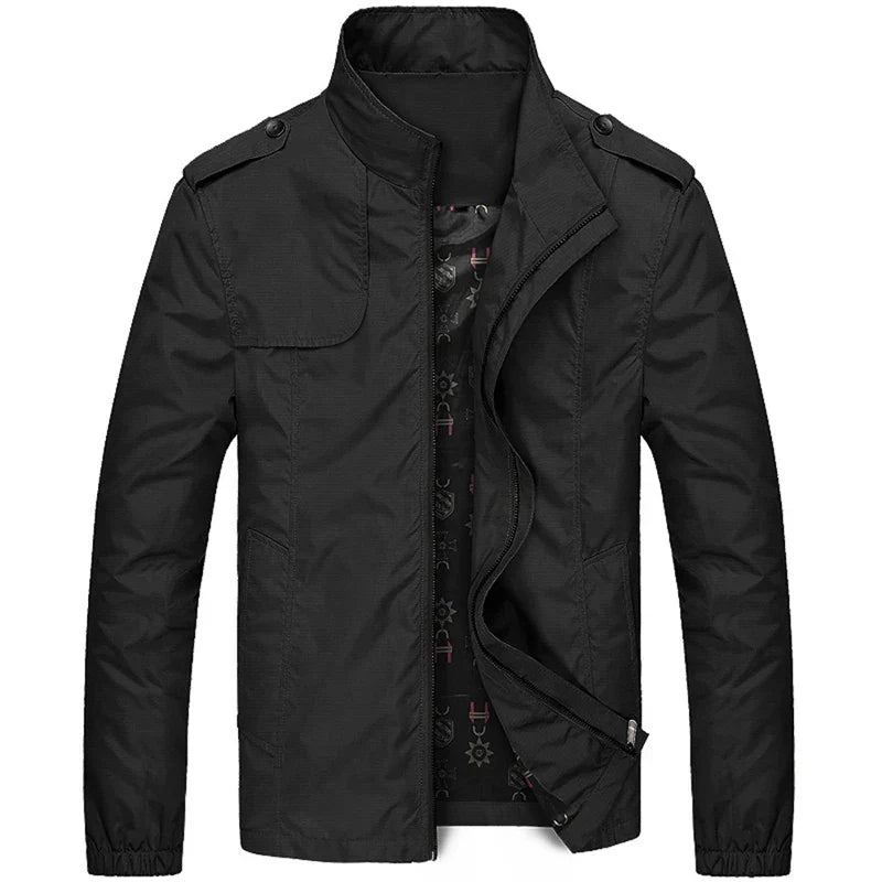 Giubbotto bomber moderno da uomo - Giacca casual con cerniera