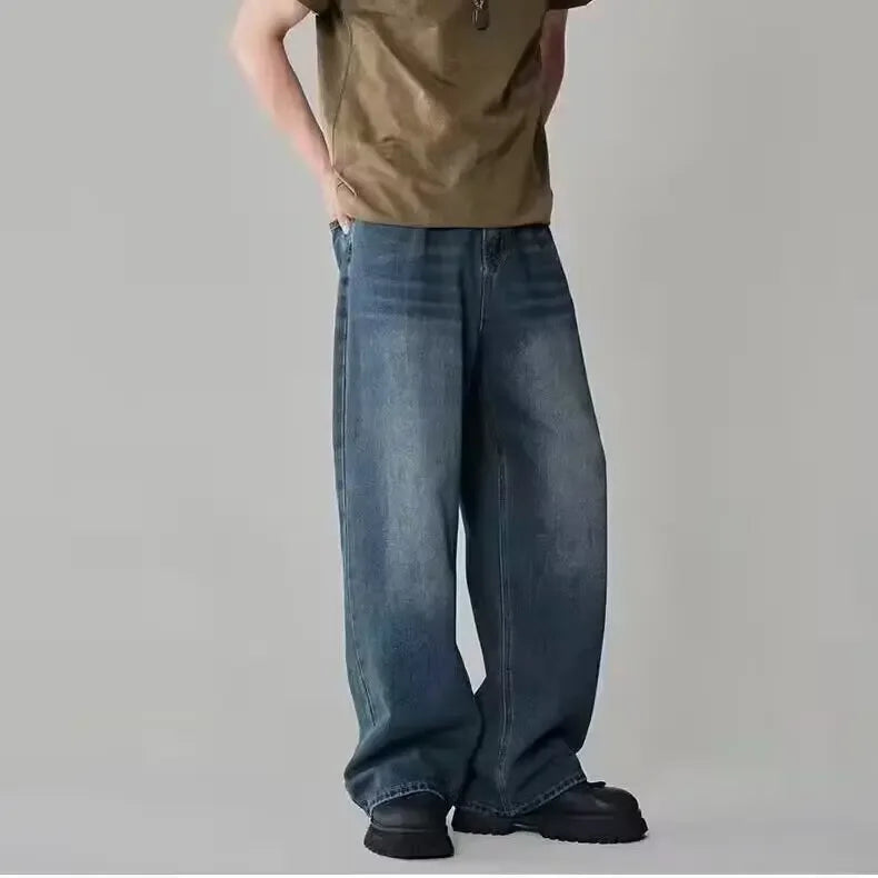 Jeans larghi retrò da uomo | Casual