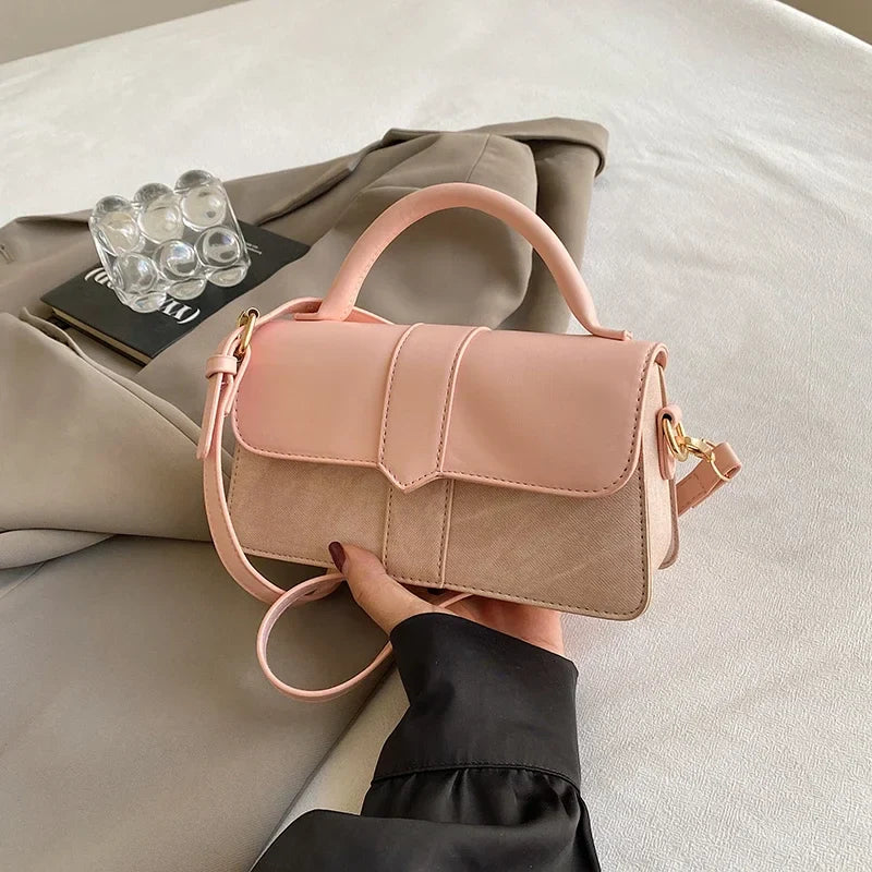 Borsa a tracolla in pelle vintage da donna
