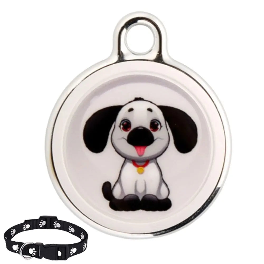 Mini localizzatore GPS impermeabile per cani e gatti - Collare di localizzazione intelligente a lunga distanza compatibile con iOS e Android
