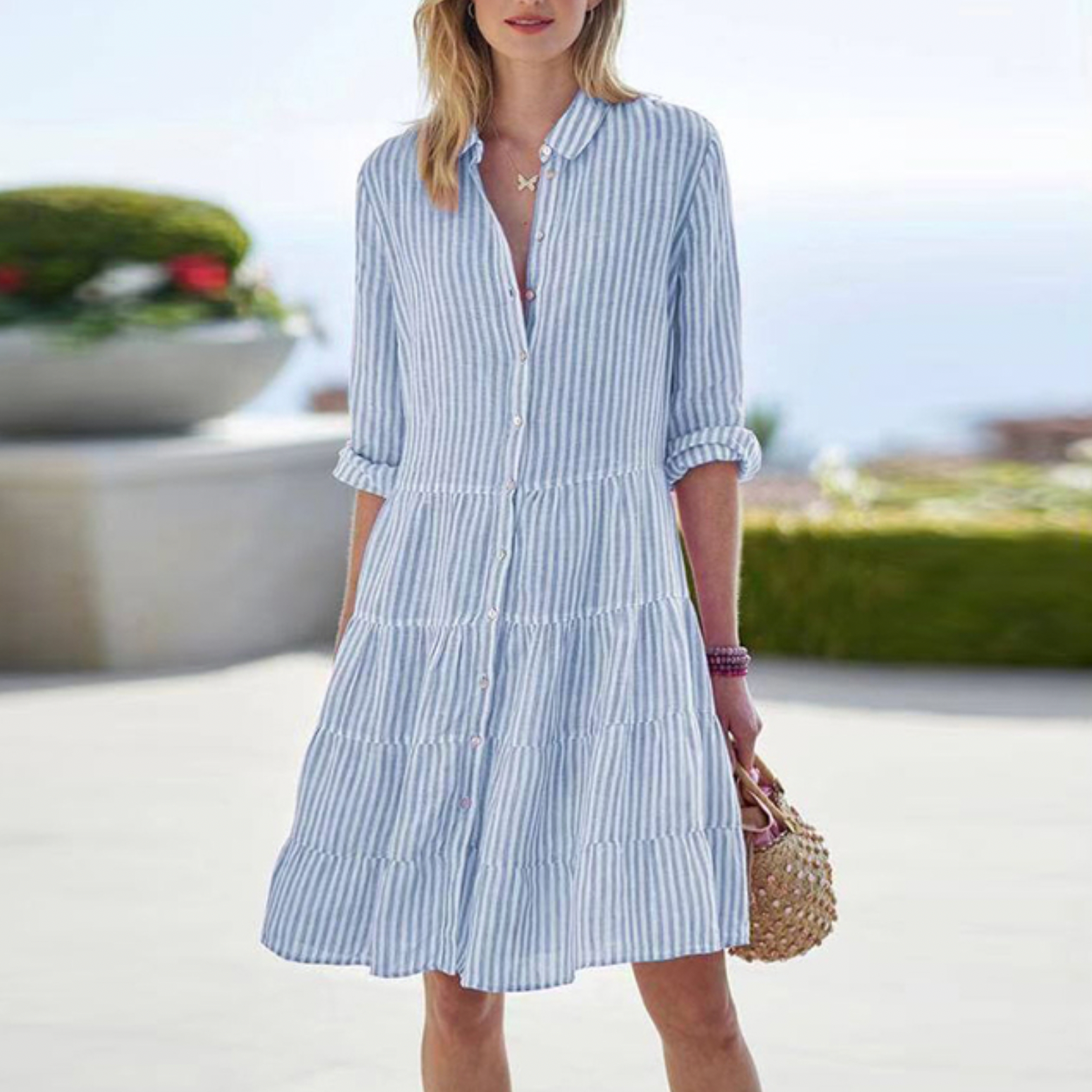 Abito estivo da donna elegante e leggero | Eleganza estiva fluida