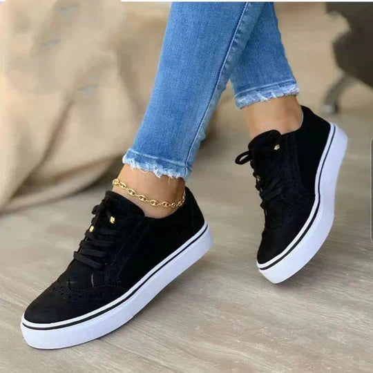 Sneakers ortopediche con lacci da donna