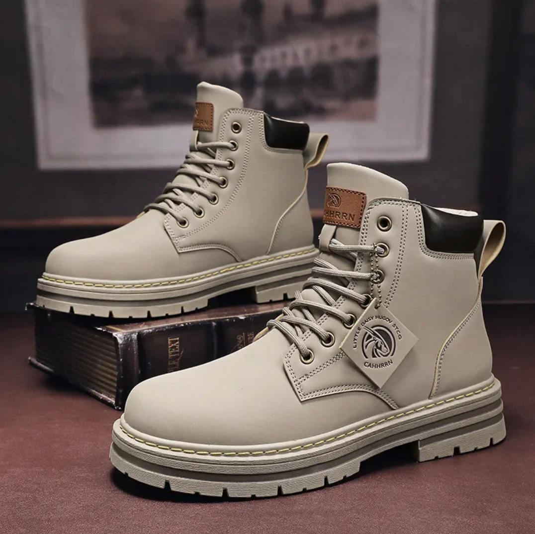 Stivali da uomo con lacci resistenti e di lusso - Scarpe comode per tutti i giorni