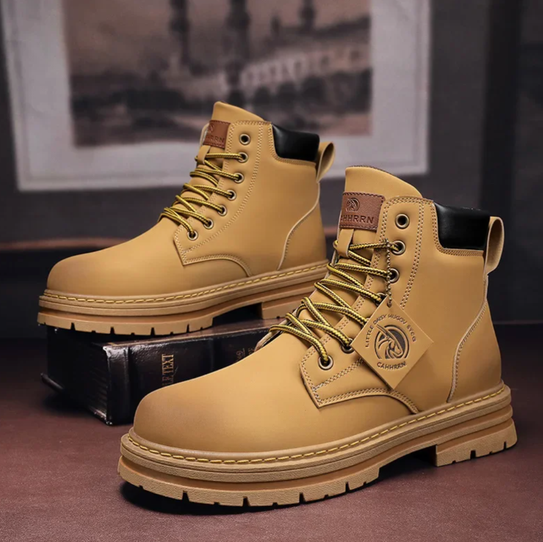 Stivali da uomo con lacci resistenti e di lusso - Scarpe comode per tutti i giorni