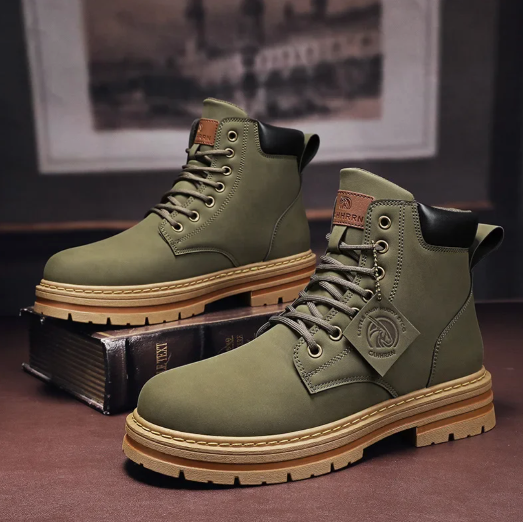 Stivali da uomo con lacci resistenti e di lusso - Scarpe comode per tutti i giorni