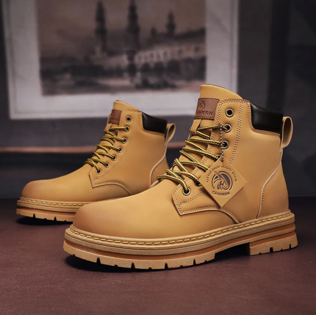 Stivali da uomo con lacci resistenti e di lusso - Scarpe comode per tutti i giorni