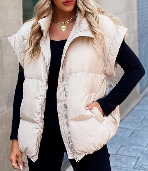 Gilet invernale alla moda per donna