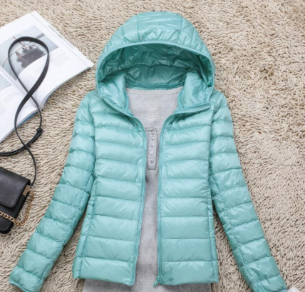 Piumino ultraleggero da donna - cappotto leggero elegante e confortevole