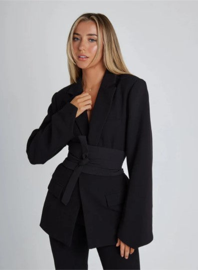 Blazer donna sofisticato ed elegante con scollo a V