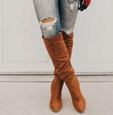 Stivali al ginocchio eleganti e di qualità da donna