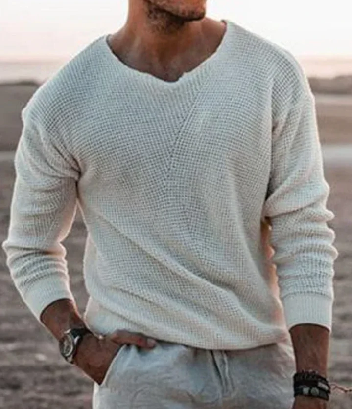 Cardigan classico da uomo morbido e caldo