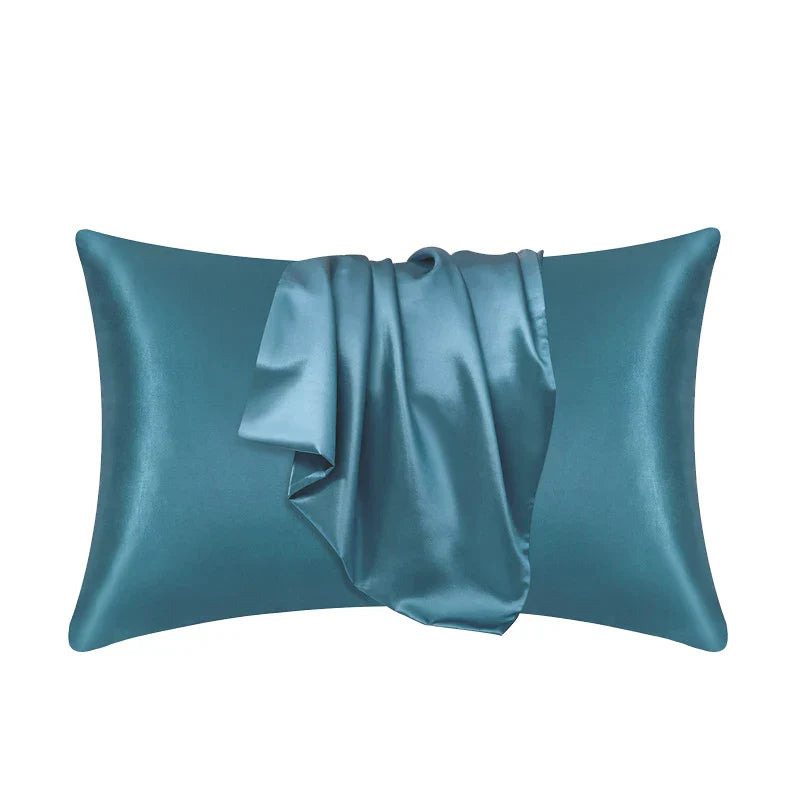 Federa di lusso in seta rinfrescante - Copertura ipoallergenica morbida e liscia per la cura di pelle e capelli sensibili, comfort traspirante per il sonno