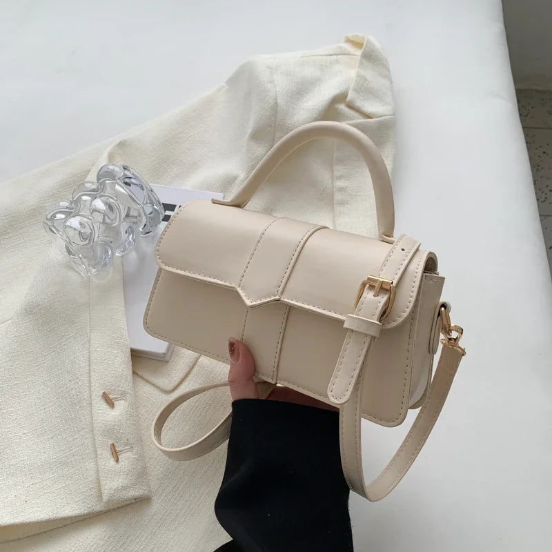 Borsa a tracolla in pelle vintage da donna