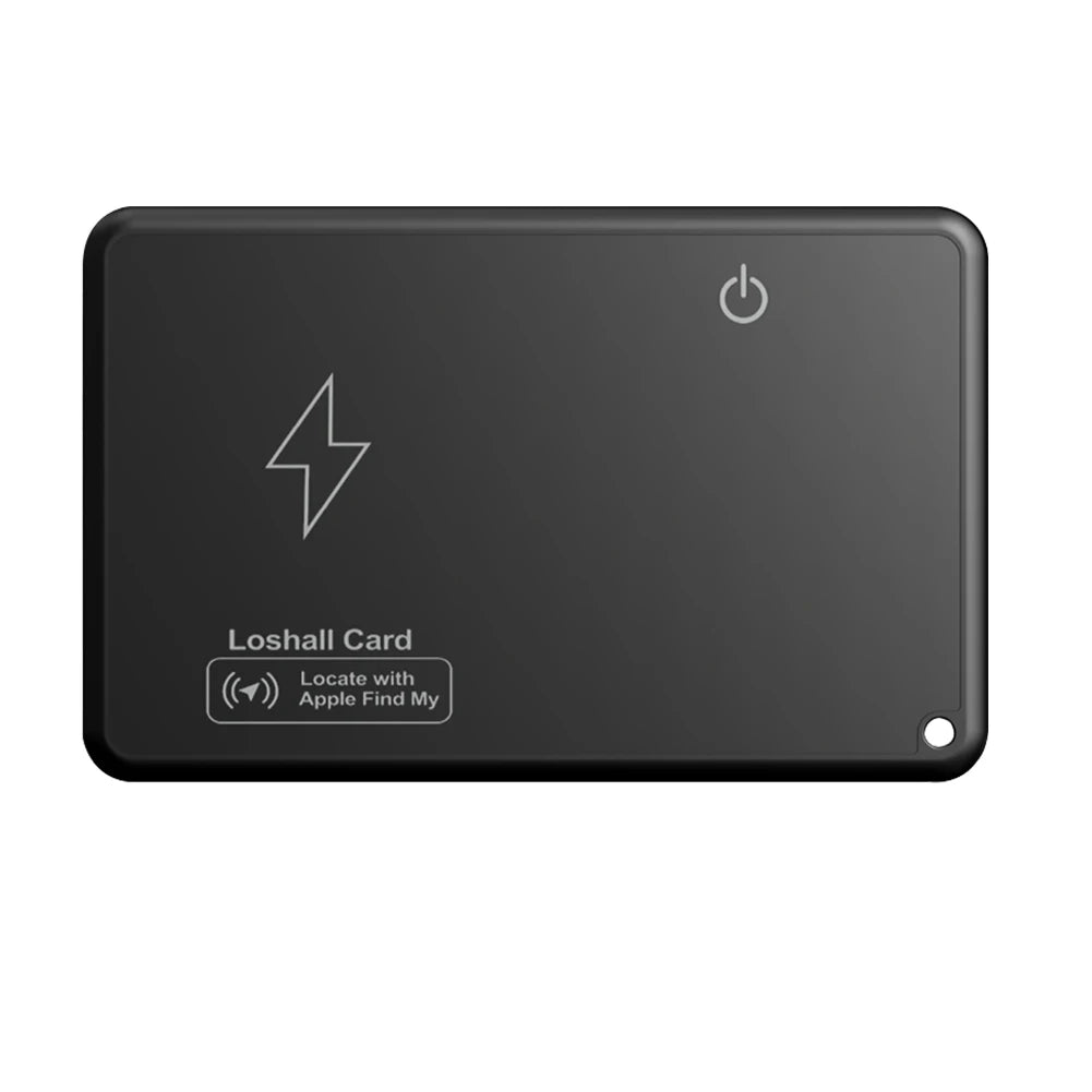 Scheda di localizzazione portafoglio intelligente – Localizzatore GPS wireless con ricarica per iPhone e dispositivi Apple – Sostituto sottile AirTag compatibile con Find My