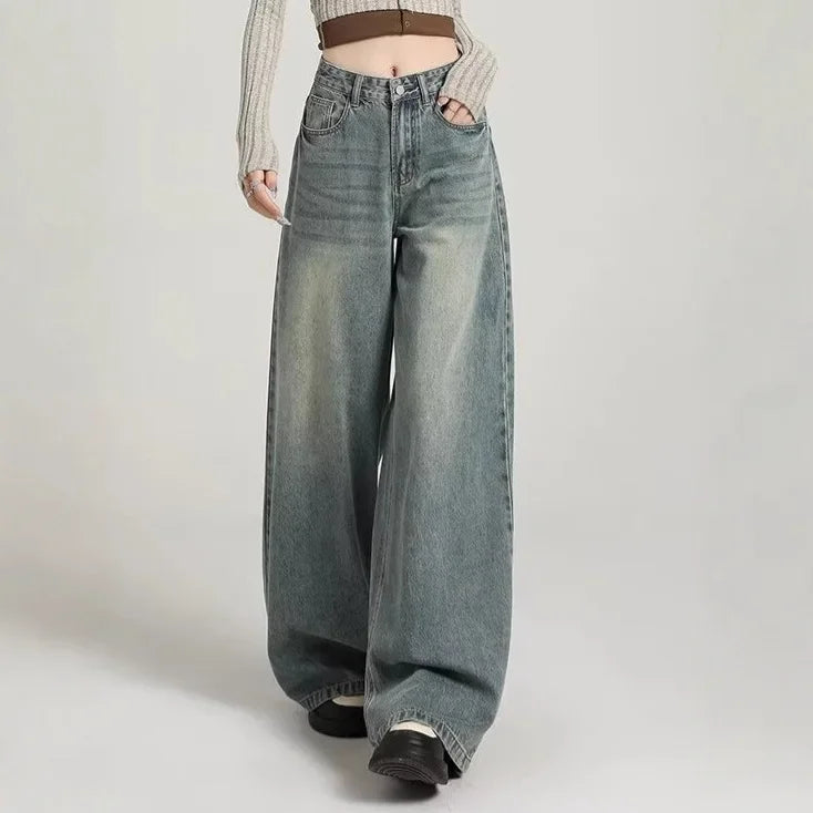 Jeans larghi ed eleganti da donna | Vita alta