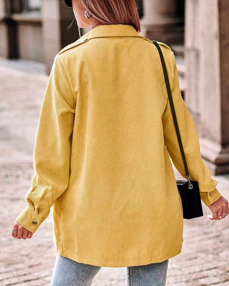 Giacca in Velluto a Coste da Donna