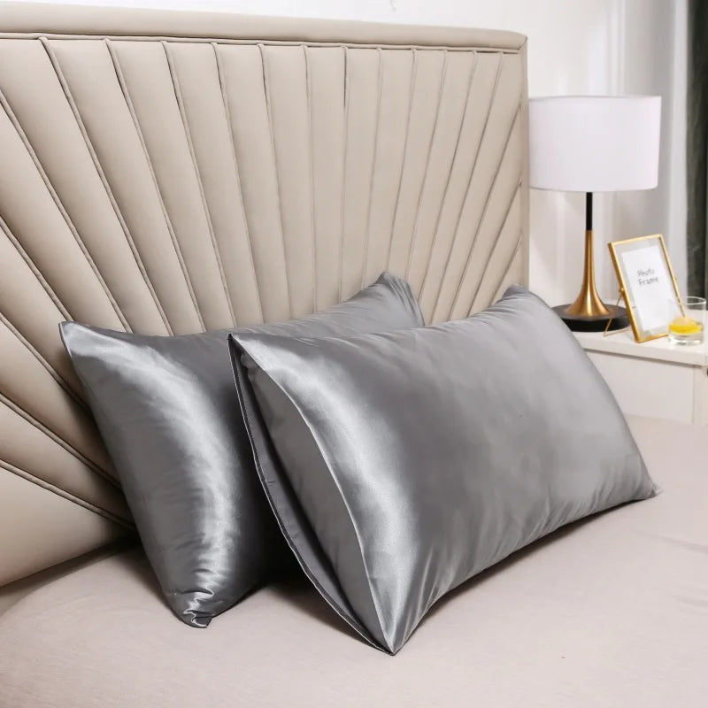 Federa di lusso in seta rinfrescante - Copertura ipoallergenica morbida e liscia per la cura di pelle e capelli sensibili, comfort traspirante per il sonno
