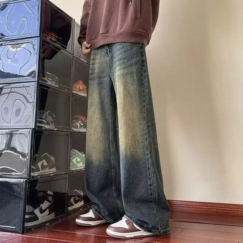 Jeans larghi retrò da uomo | Casual