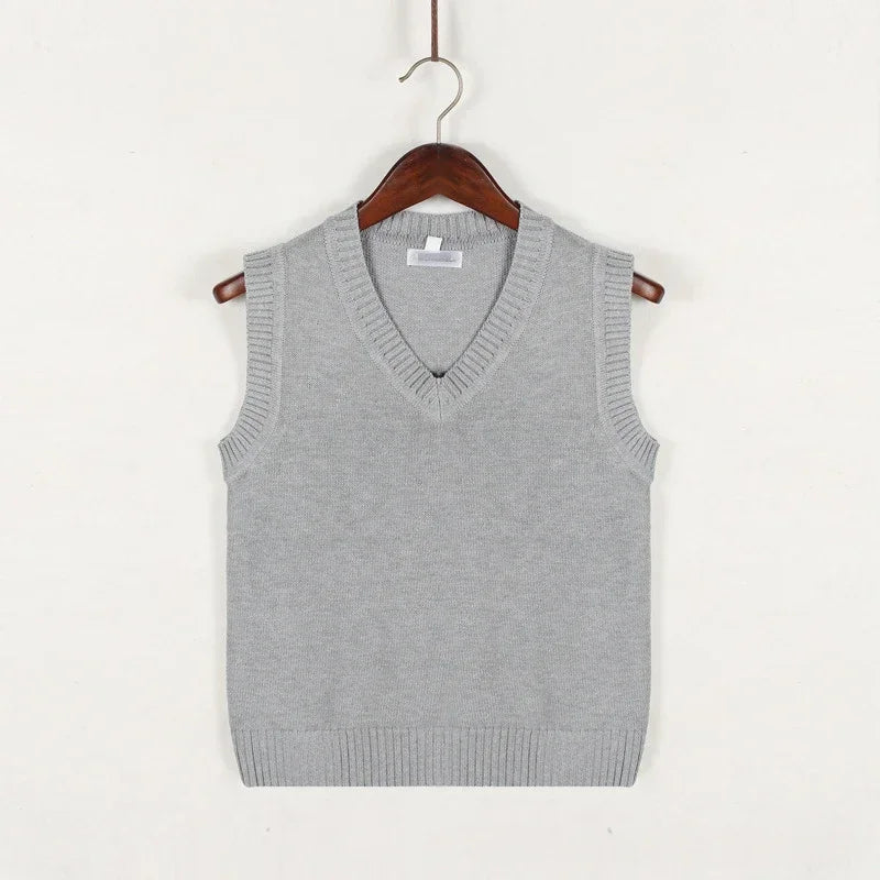 Gilet senza maniche leggero con scollo a V scolpito da uomo - Raffinato